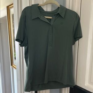 Women's Green Polo Shirt Lululemon